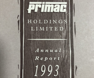 Primac 1993 Annual Report